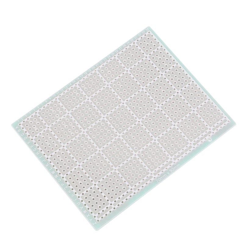 GENNEL 10-Pieces 70mm x 90mm Copper Strip PCB Board, 884 Holes Perfboard, Universal Stripboard Printed Circuit Board for Soldering Prototyping Testing Repair DIY - Image 5